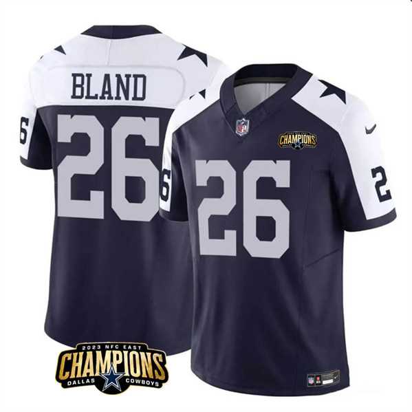 Men & Women & Youth Dallas Cowboys #26 DaRon Bland Navy White 2023 F.U.S.E. NFC East Champions Patch Stitched Jersey,We sell and wholesale Men & Women & Youth Dallas Cowboys #26 DaRon Bland Navy White 2023 F.U.S.E. NFC East Champions Patch Stitched Jersey on line form chian!
